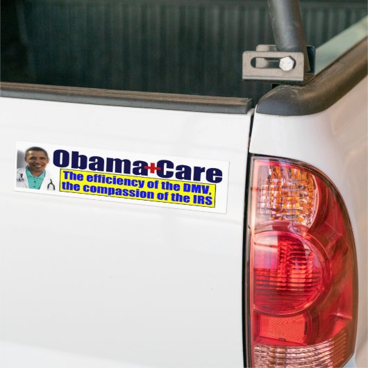 Anti-ObamaCare Bumpersticker (Op Truck)