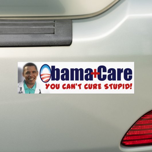 Anti-ObamaCare Bumpersticker (Op auto)