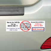 Anti-Ocasio-Cortez Socialisme geeft verkiezingsjaa Bumpersticker (Op auto)
