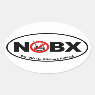 Anti-offshore boren buitenste banken Sticker