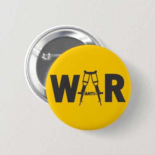 Anti-oorlogse Button (Voorkant /achterkant)