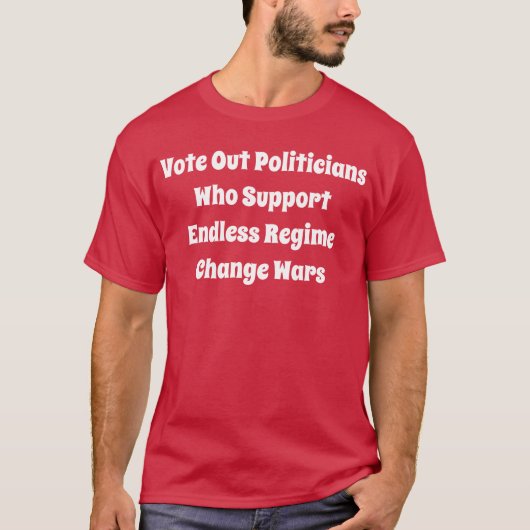 Anti-oorlogse T-Shirt voor vrede (Voorkant)