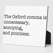 Anti-Oxford Comma Fotoplaat (Zijkant)