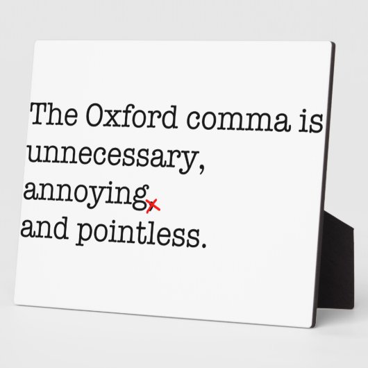 Anti-Oxford Comma Fotoplaat (Zijkant)