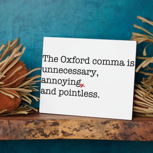 Anti-Oxford Comma Fotoplaat (Zijkant)