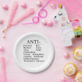 Anti-papieren bord (Feest)