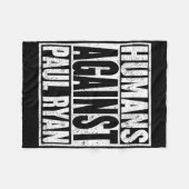 Anti Paul Ryan Shirt Funny Resist Tee  Fleece Deken (Voorkant (Horizontaal))