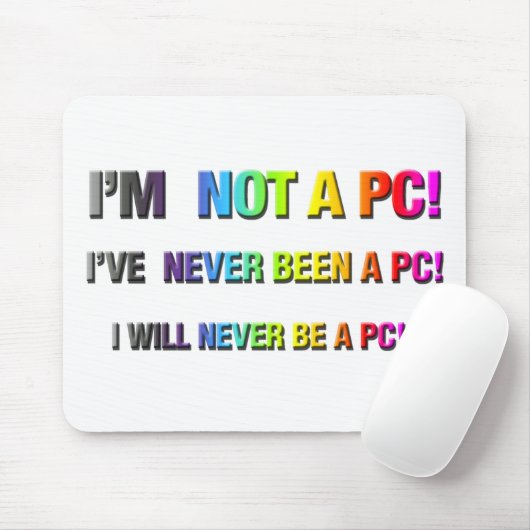 Anti-PC Mousepad Muismat (Met muis)