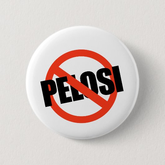 Anti-Pelosi / anti-Nancy Pelosi Ronde Button 5,7 Cm (Voorkant)