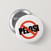Anti-Pelosi / anti-Nancy Pelosi Ronde Button 5,7 Cm (Voorkant /achterkant)