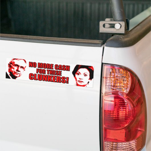 Anti-Pelosi - anti-reid - longkanker Bumpersticker (Op Truck)