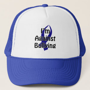 Anti-pestblauw lintje trucker pet