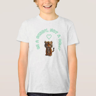 Anti-pesten - Wees een buddy, geen pestkop Tri-Blend Shirt