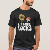 Anti-pesterloopleraar Hippie Sunflower Kindne T-shirt (Voorkant)
