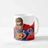 Anti-pestkop superheld koffiemok (Voorkant rechts)