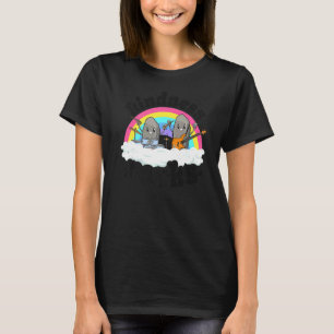 Anti-pestradionboog Hippie Music Teacher Kindnes T-shirt