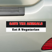 Anti-PETA-bumpersticker Bumpersticker (Op auto)