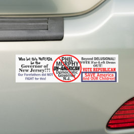 Anti-Phil Murphy New Jersey-democraat Bumpersticker