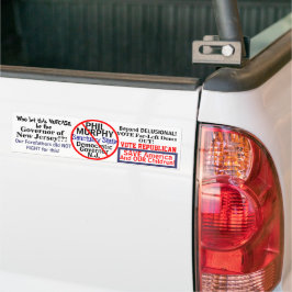 Anti-Phil Murphy NJ Democraat Gouverneur Bumpersticker