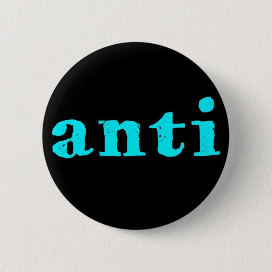Anti pin 1 ronde button 5,7 cm (Voorkant)