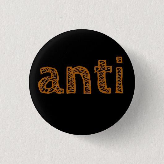Anti pin 3 ronde button 3,2 cm (Voorkant)