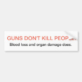 Anti-Pistool Bumpersticker (Voorkant)