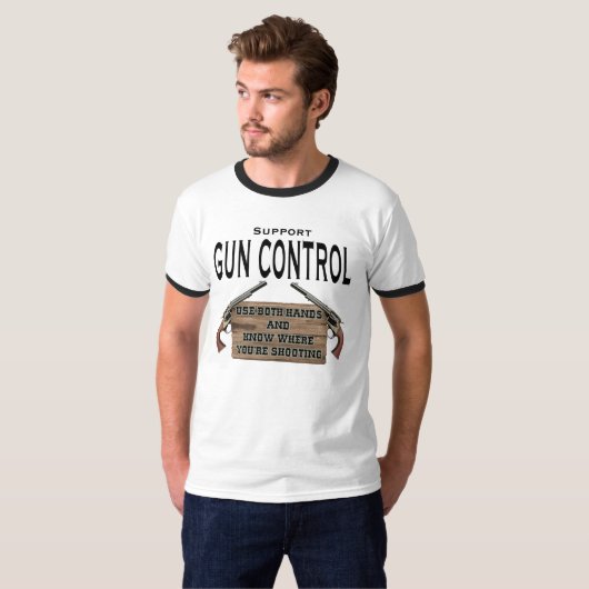 Anti-Pistool Control 2 Shirt (Voorkant volledig)