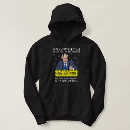 Anti-Pm Johnson Conservative Tory Political Boris Hoodie (Design voorkant)