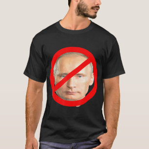 Anti-Poetin Rusland Pro Oekraïne, steun vrij Oekra T-shirt