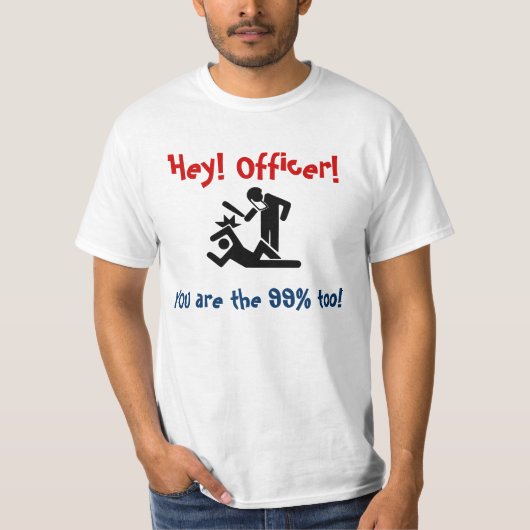 Anti-politiegeweld #ows Shirt (Voorkant)
