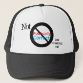 Anti Politiek Correct Prachtig Ik Trucker Pet (Voorkant)