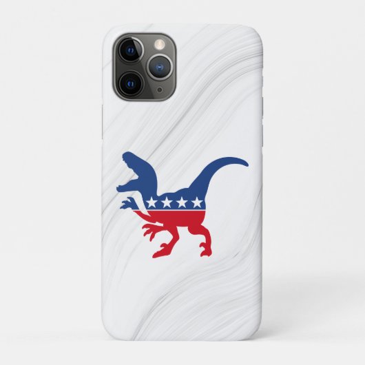 Anti-politiek patriottische T-Rex Case-Mate iPhone Case (Achterkant)