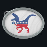 Anti-politiek patriottische T-Rex Gesp<br><div class="desc">Moe van de politiek? Uitgeput door al het linkse, rechtse drama? Betreed de T-Rex, de ultieme politieke dinosaurus in rood, wit en blauw! Met sterren over zijn hele lichaam en een fel silhouet, is deze T-Rex hier om iedereen eraan te herinneren dat het soms allemaal een beetje prehistorisch is. Is...</div>