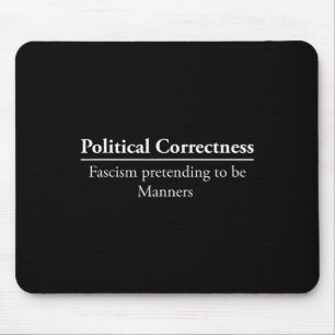Anti-politieke correctheid T Shirt vrije meningsui Muismat