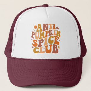 Anti Pompoen Spice Club Retro Herfst Trucker Pet