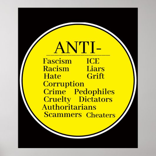 Anti-Poster Poster (Voorkant)