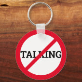 Anti Praten Sleutelhanger (Voorkant)