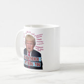 Anti-President Donald Trump 1984 Koffiemok (Voorkant links)
