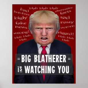 Anti-President Donald Trump 1984 Poster