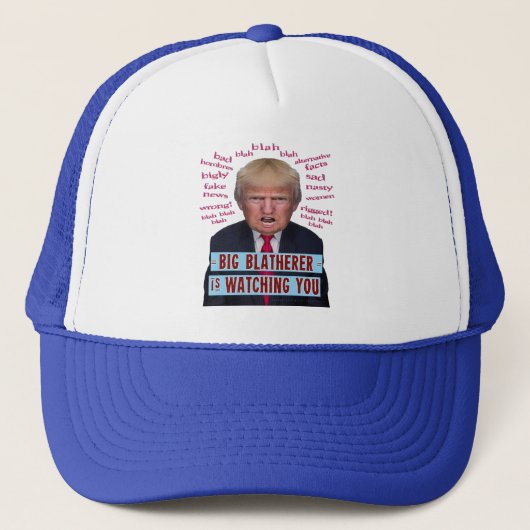 Anti-President Donald Trump 1984 Trucker Pet (Voorkant)