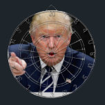 Anti-President Donald Trump Dartboard Dartbord<br><div class="desc">Toon uw minachting aan voor Donald Trump en de angstaanjagende toekomst van een Donald Trump-voorzitterschap met dit Trump-dartboard</div>