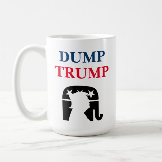 Anti-President Donald Trump Koffiemok (Links)
