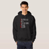 Anti-President Joe Biden Idiot Funny Democratic Hoodie (Voorkant volledig)