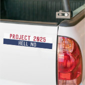 Anti Project 2025 Pro Freedom Democratische Partij Bumpersticker (Op Truck)