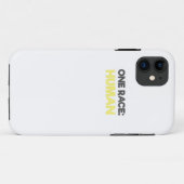 Anti-racisme 1 ras Human Case-Mate iPhone Case (Achterkant (horizontaal))