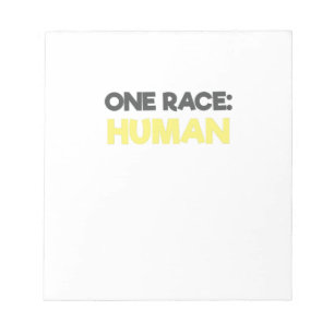 Anti-racisme 1 ras Human Notitieblok