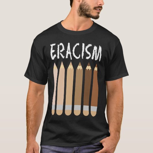 Anti Racisme Afrikaans Amerikaans Eracisme Melanin T-shirt (Voorkant)