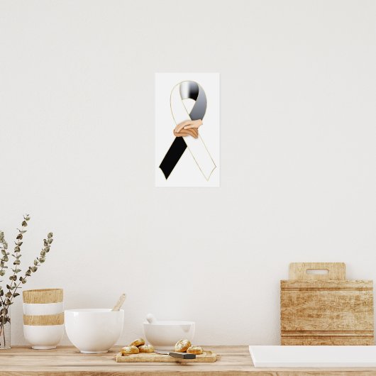 Anti-Racisme Awareness Ribbon Print (Keuken)