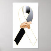 Anti-Racisme Awareness Ribbon Print (Voorkant)