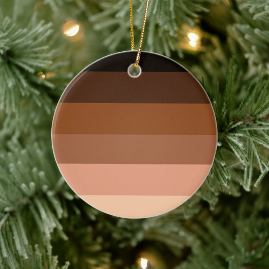 Anti-racisme BIPOC Pride Vlag Keramisch Ornament (Boom)